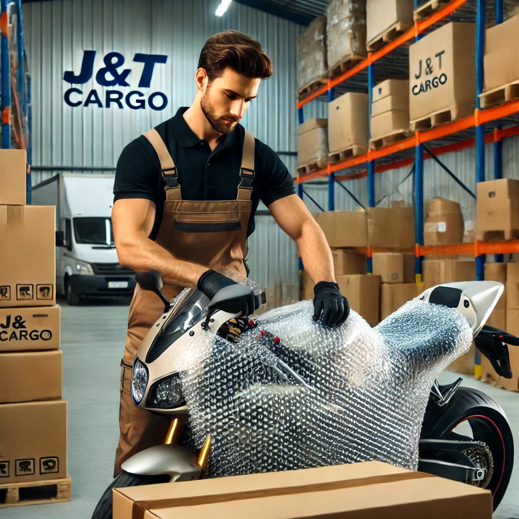 Kirim motor via J&T Cargo